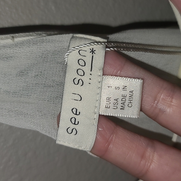 See U Soon Green and Blue Patterned Maxi Dress NWT - Picture 6 of 11